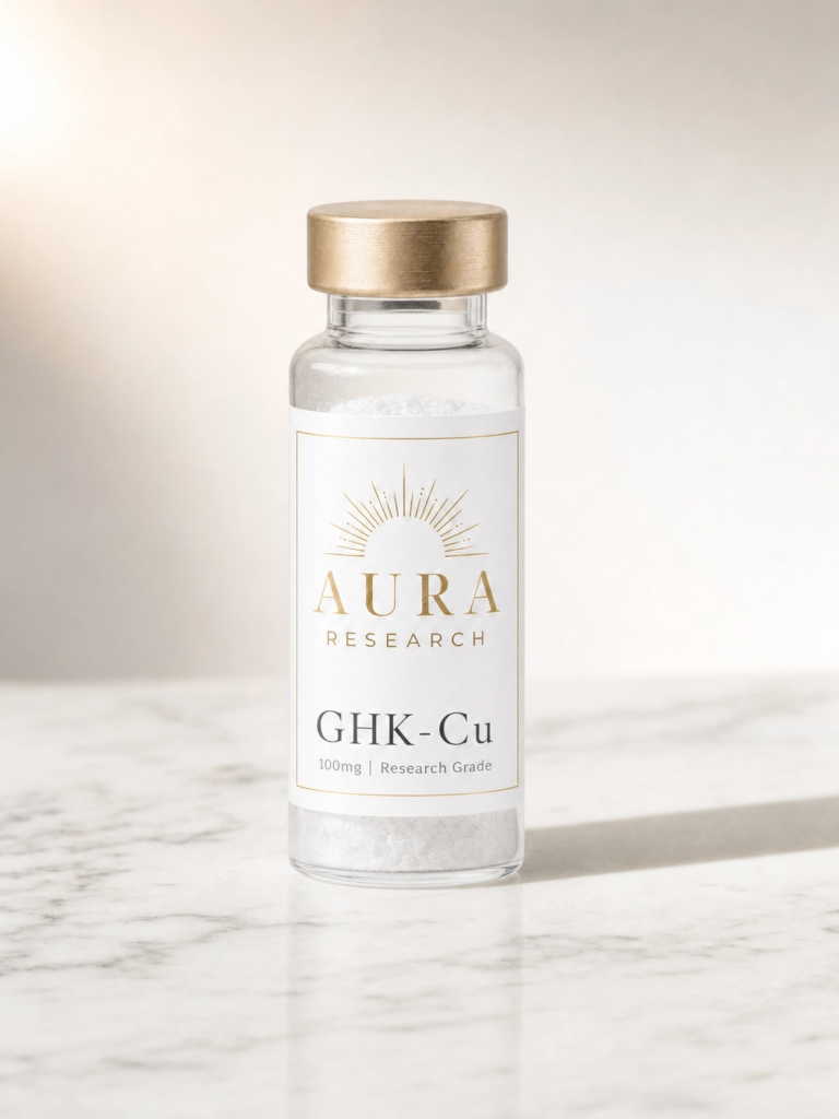 Aura Research peptide GHK-Cu 100mg and 50mg